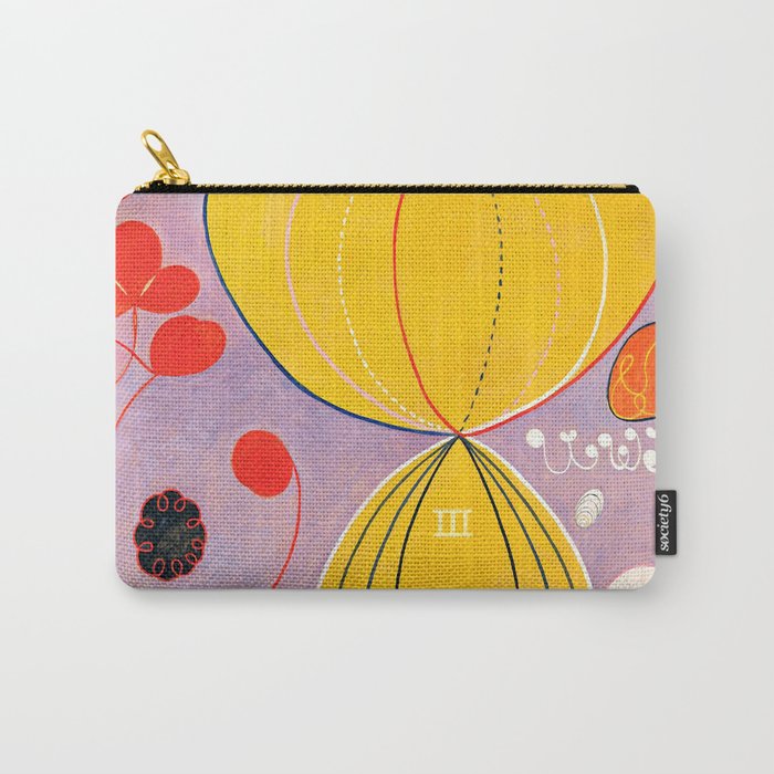 Hilma af Klint "The Ten Largest, No. 07, Adulthood, Group IV" Carry All Pouch Gallery Image 1