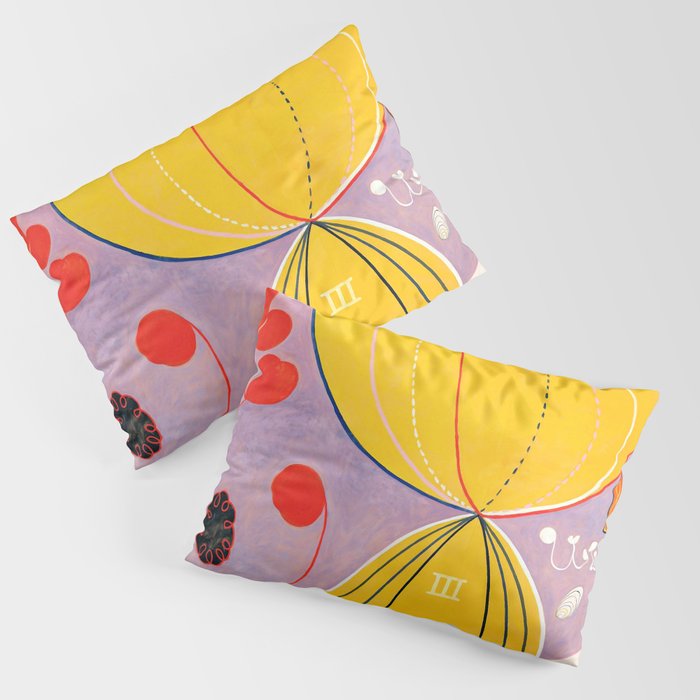 Hilma af Klint "The Ten Largest, No. 07, Adulthood, Group IV" Pillow Sham Gallery Image 1