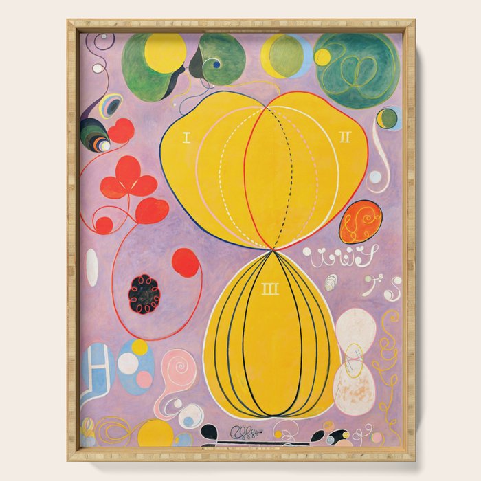 Hilma af Klint "The Ten Largest, No. 07, Adulthood, Group IV" Serving Tray Gallery Image 1