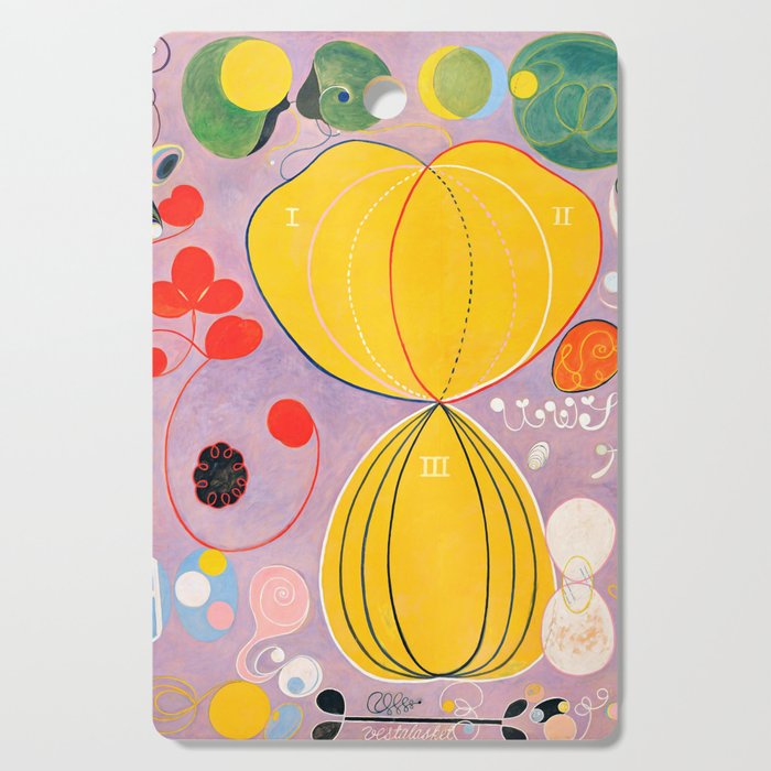 Hilma af Klint "The Ten Largest, No. 07, Adulthood, Group IV" Cutting Board Gallery Image 1