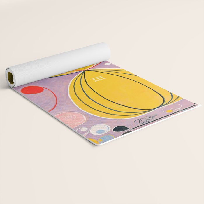 Hilma af Klint "The Ten Largest, No. 07, Adulthood, Group IV" Yoga Mat Gallery Image 2