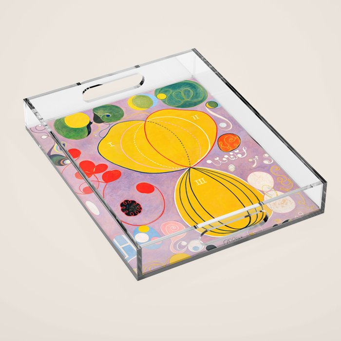 Hilma af Klint "The Ten Largest, No. 07, Adulthood, Group IV" Acrylic Tray Gallery Image 1
