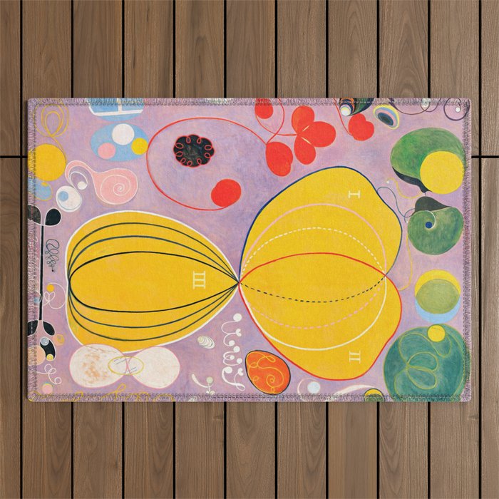 Hilma af Klint "The Ten Largest, No. 07, Adulthood, Group IV" Outdoor Rug Gallery Image 1