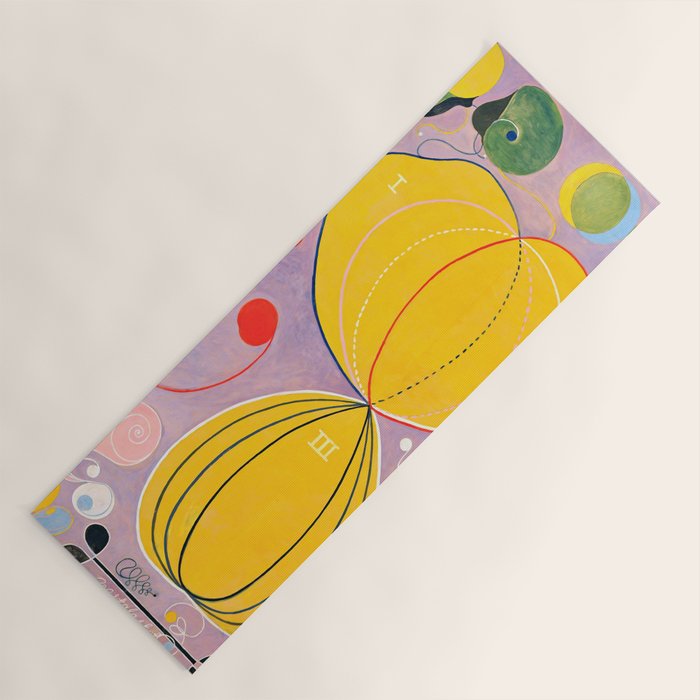 Hilma af Klint "The Ten Largest, No. 07, Adulthood, Group IV" Yoga Mat Gallery Image 1