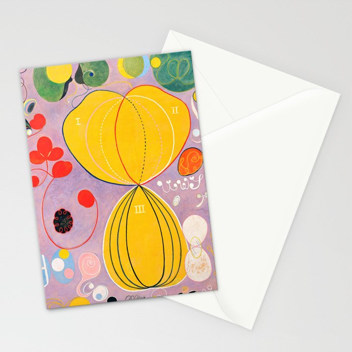Hilma af Klint "The Ten Largest, No. 07, Adulthood, Group IV" Stationery Card Gallery Image 2