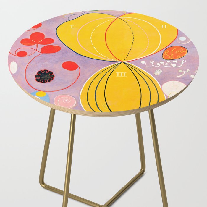 Hilma af Klint "The Ten Largest, No. 07, Adulthood, Group IV" Side Table Gallery Image 2