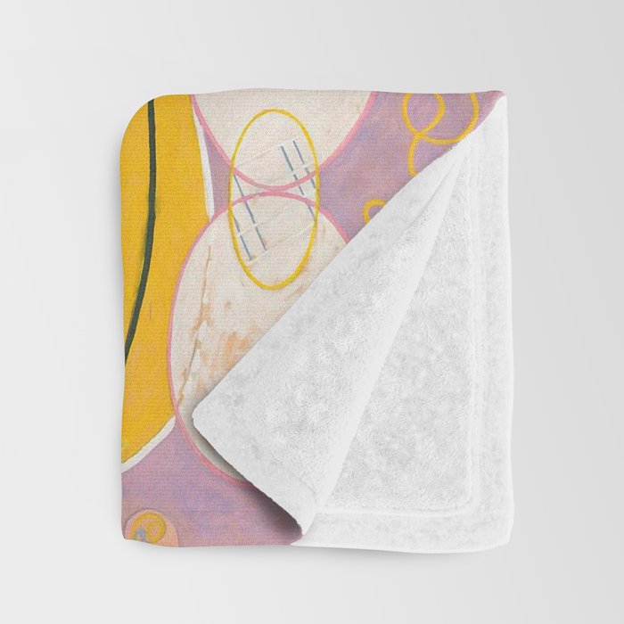 Hilma af Klint "The Ten Largest, No. 07, Adulthood, Group IV" Throw Blanket Gallery Image 3