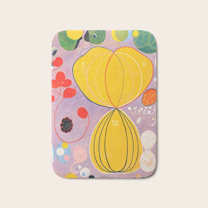 Hilma af Klint "The Ten Largest, No. 07, Adulthood, Group IV" Bath Mat Gallery Image 1