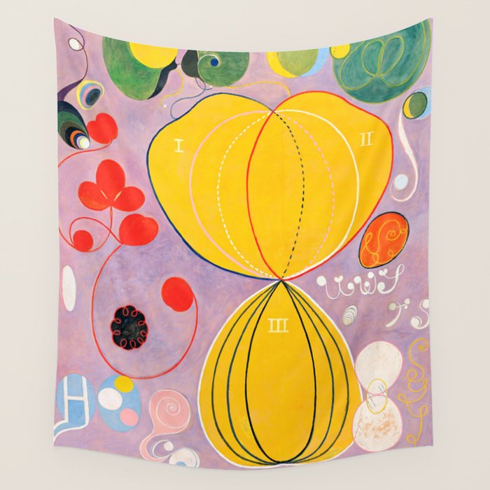 Hilma af Klint "The Ten Largest, No. 07, Adulthood, Group IV" Wall Tapestry Gallery Image 4