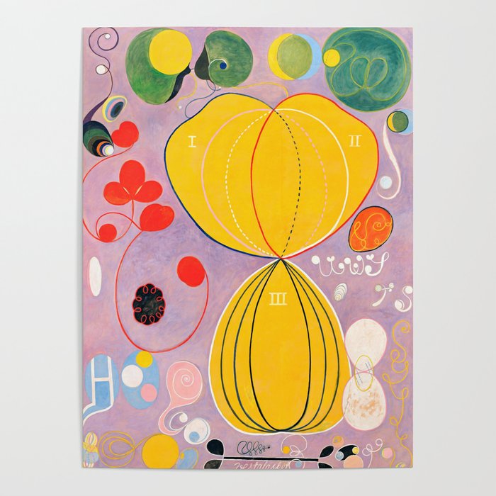 Hilma af Klint "The Ten Largest, No. 07, Adulthood, Group IV" Poster Gallery Image 1