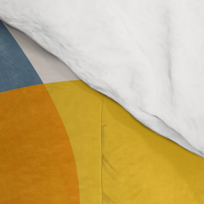 Abstract Colorful Shapes Pink Yellow Comforter Gallery Image 4