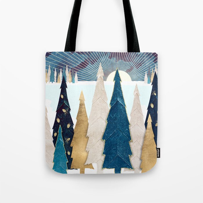 Winter Trees Tote Bag Gallery Image 1