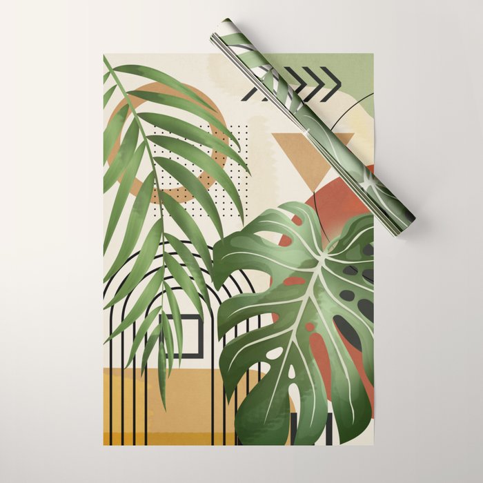 Nature Geometry XVII Wrapping Paper Gallery Image 1
