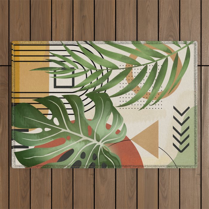 Nature Geometry XVII Outdoor Rug Gallery Image 1