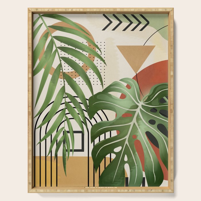 Nature Geometry XVII Serving Tray Gallery Image 1