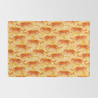 Tigers - pink, red, and saffron  Rug Gallery Image 2