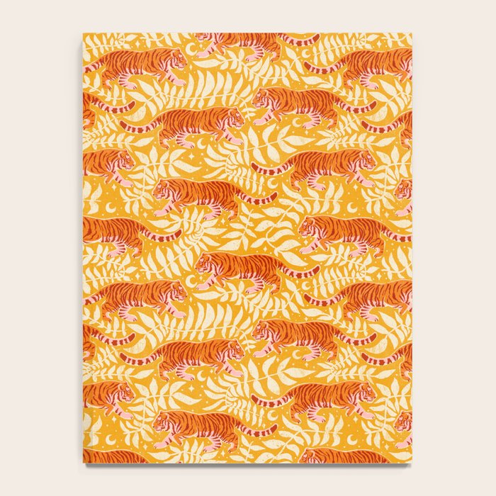 Tigers - pink, red, and saffron  Notebook Gallery Image 4