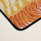 Tigers - pink, red, and saffron  Desk Mat Gallery Image 4