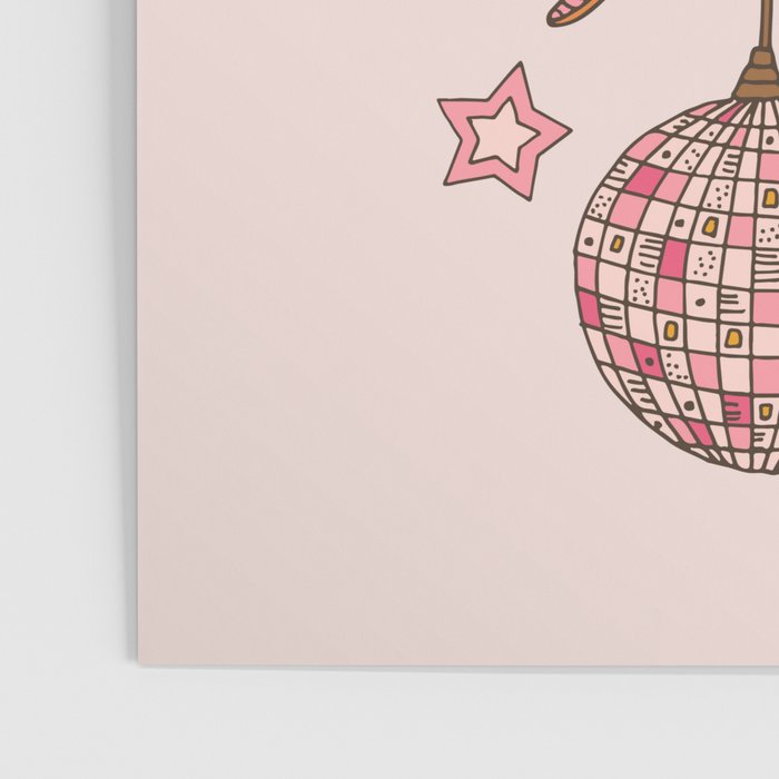 Western Disco Dreams , Cowgirl Pattern Poster Gallery Image 3