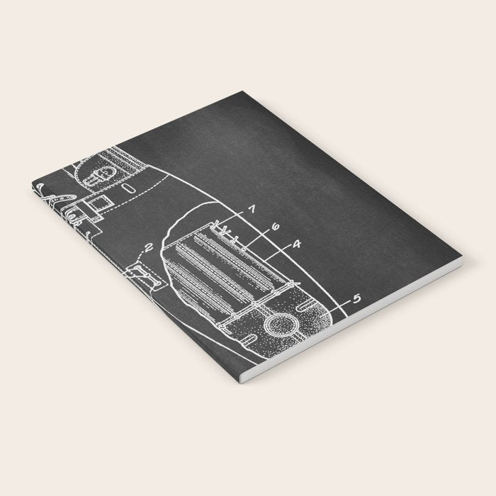 Football Pants chalkboard patent Notebook Gallery Image 2