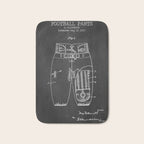 Football Pants chalkboard patent Bath Mat Gallery Image 1