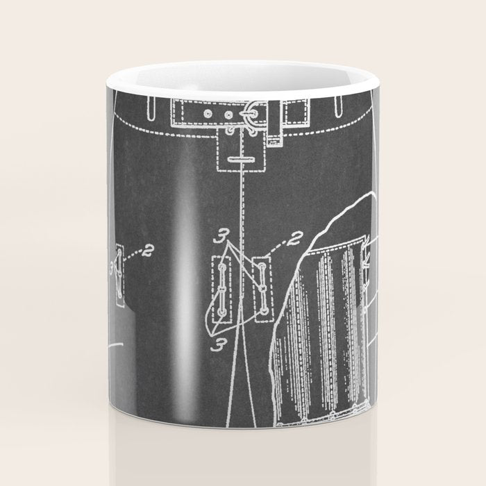 Football Pants chalkboard patent Coffee Mug Gallery Image 4