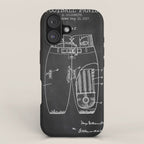 Football Pants chalkboard patent iPhone Case Gallery Image 1