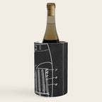 Football Pants chalkboard patent Wine Chiller Gallery Image 3