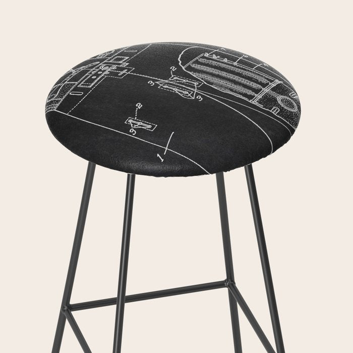 Football Pants chalkboard patent Stool Gallery Image 2