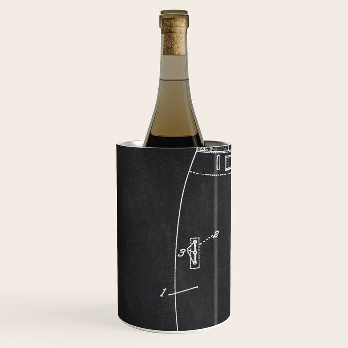 Football Pants chalkboard patent Wine Chiller Gallery Image 2