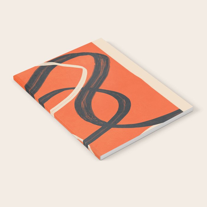 Minimal Abstract Lines Dance 2 Notebook Gallery Image 1