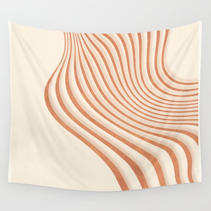 Movement of Lines Wall Tapestry Gallery Image 4