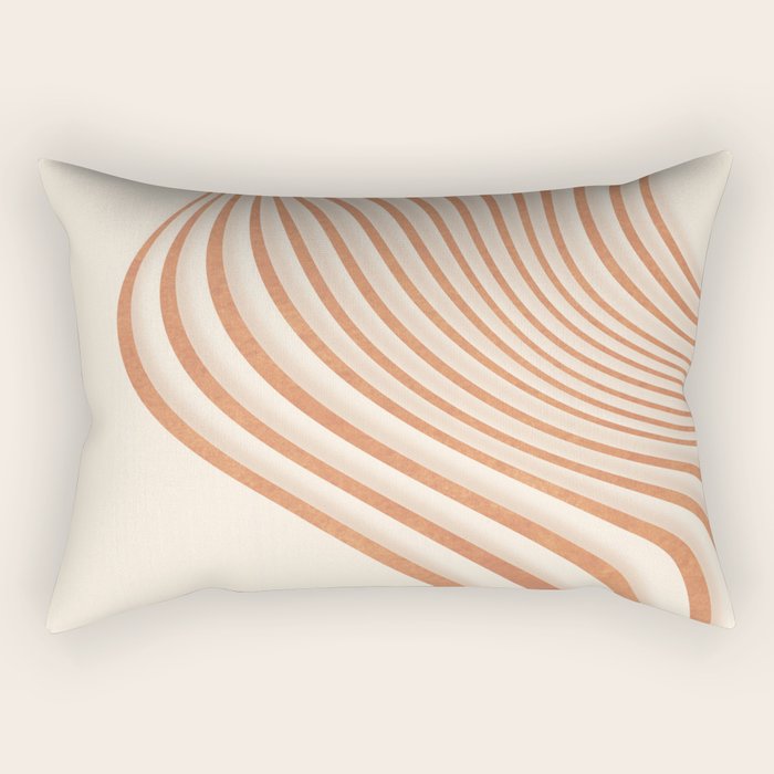 Movement of Lines Rectangular Pillow Gallery Image 1