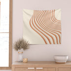 Movement of Lines Wall Tapestry Gallery Image 2