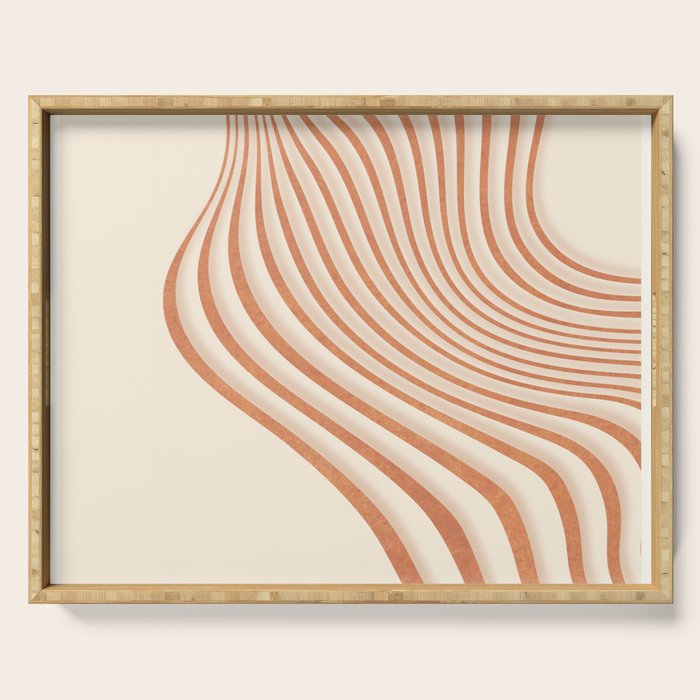 Movement of Lines Serving Tray Gallery Image 1