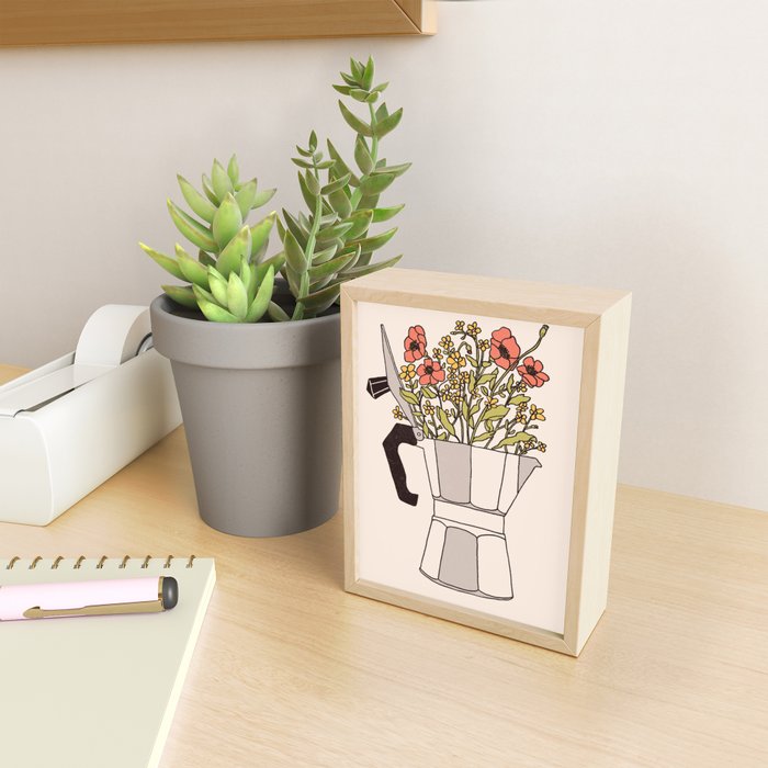 Moka Flowers Mini Art Print Gallery Image 2