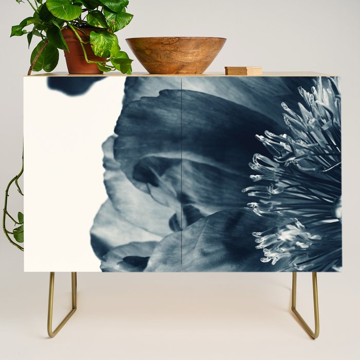 Blue Paeonia #6 Credenza Gallery Image 1
