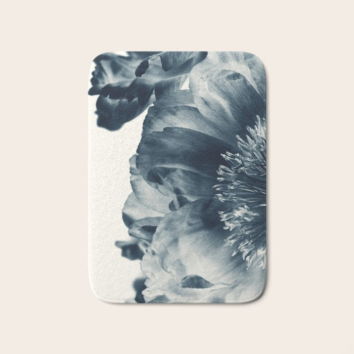 Blue Paeonia #6 Bath Mat Gallery Image 1