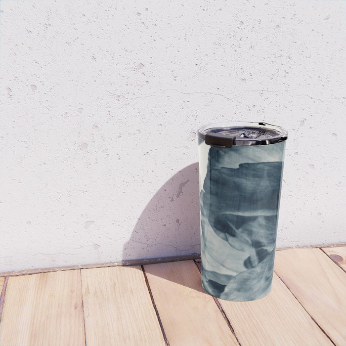 Blue Paeonia #6 Travel Mug Gallery Image 4
