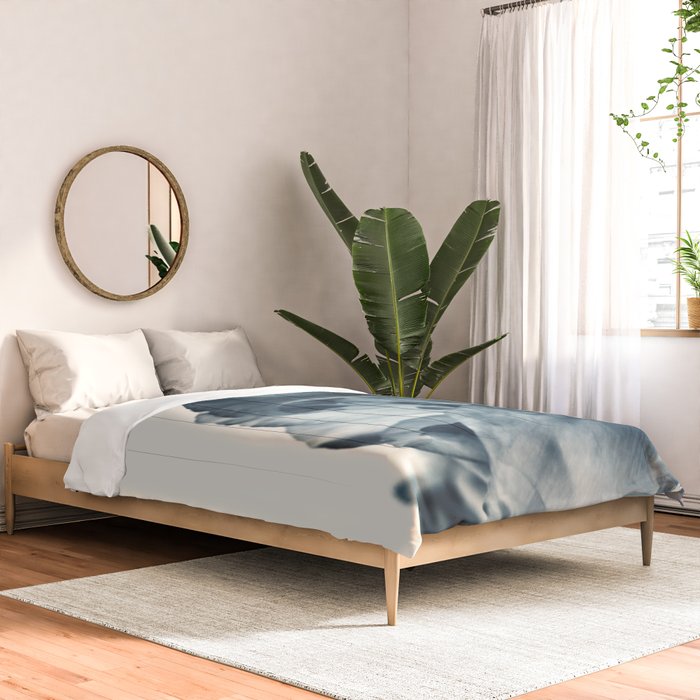 Blue Paeonia #6 Comforter Gallery Image 2