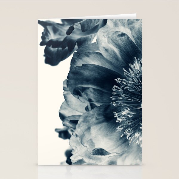 Blue Paeonia #6 Stationery Card Gallery Image 2