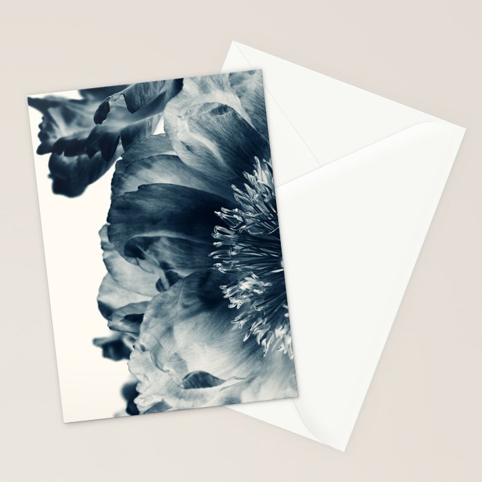 Blue Paeonia #6 Stationery Card Gallery Image 2