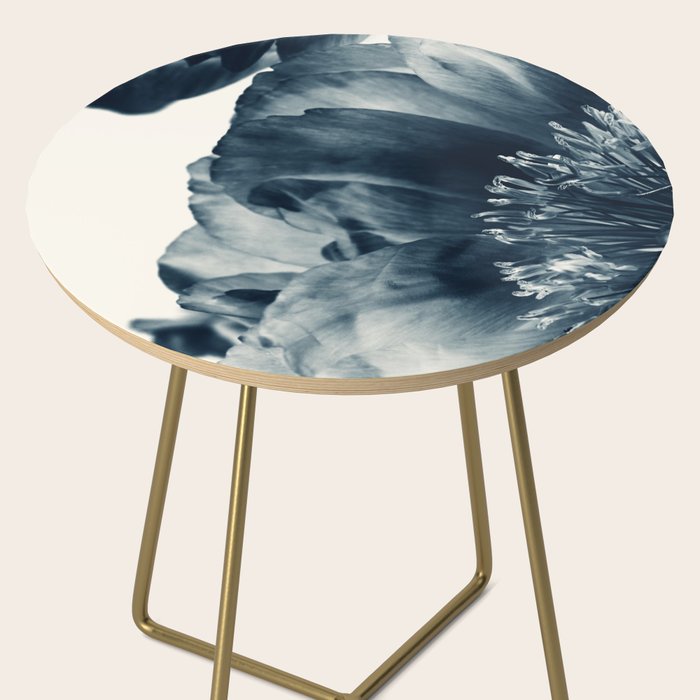 Blue Paeonia #6 Side Table Gallery Image 2