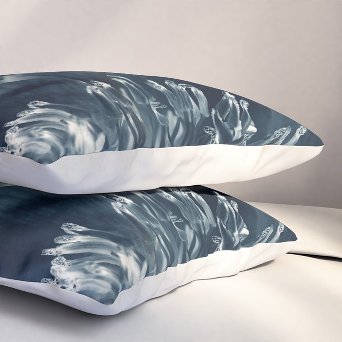 Blue Paeonia #6 Pillow Sham Gallery Image 3