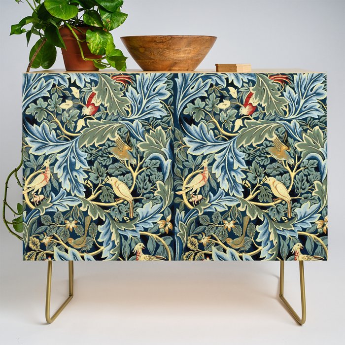 William Morris "Birds and Acanthus" Credenza Gallery Image 1