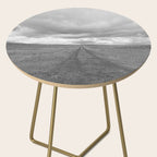 Black and White Montana Landscape Photography | Storm Clouds Photography | Prairie Photography | Western Landscape Side Table Gallery Image 2