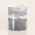 Black and White Montana Landscape Photography | Storm Clouds Photography | Prairie Photography | Western Landscape Coffee Mug Gallery Image 4