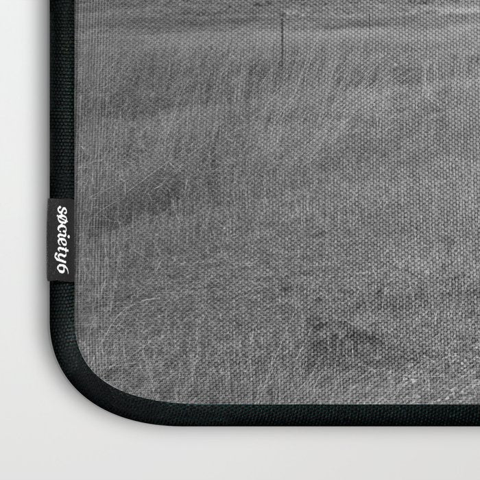 Black and White Montana Landscape Photography | Storm Clouds Photography | Prairie Photography | Western Landscape Laptop Sleeve Gallery Image 3
