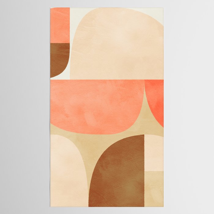 mid century geometric abstract 6 Tablecloth Gallery Image 2