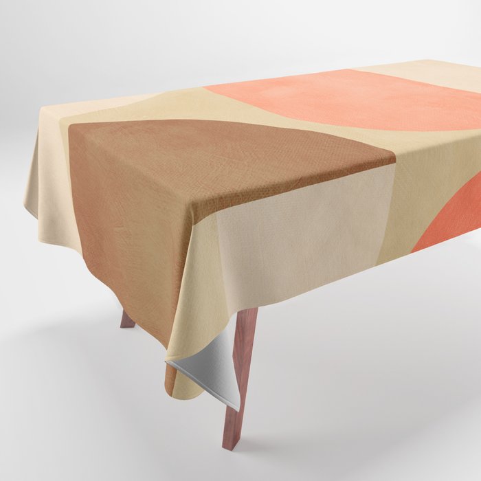 mid century geometric abstract 6 Tablecloth Gallery Image 1